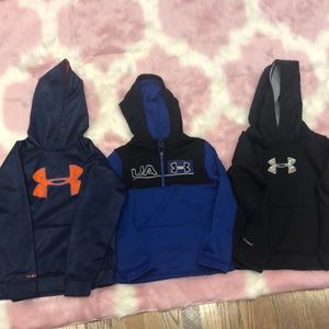 Lot of under armour youth boys sweatshirts